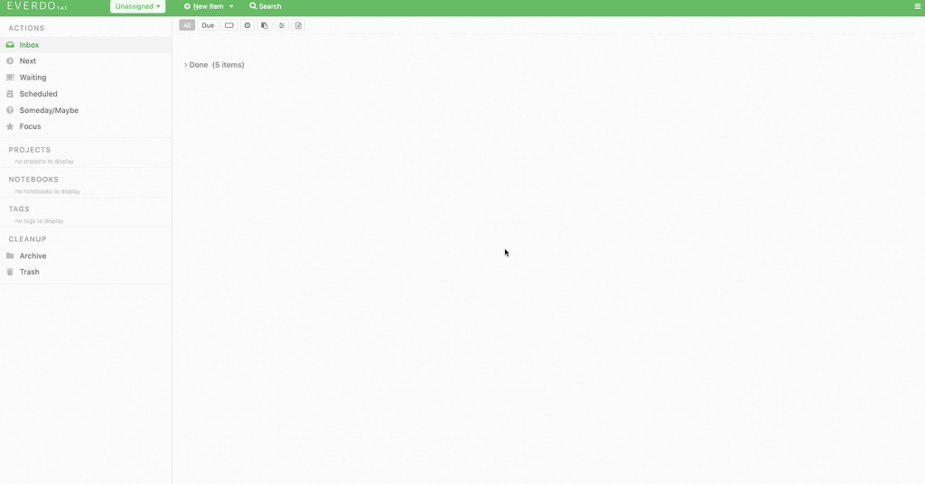 Everdo Projects created via commands don't respect the parallel/sequential ...